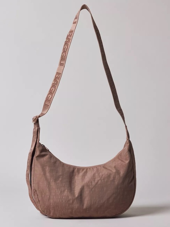 BAGGU Handbags - BAGGU Medium Nylon Crescent Bag